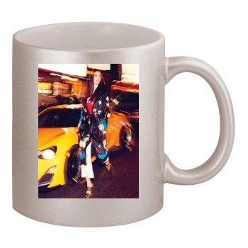 Hilary Rhoda 11oz Metallic Silver Mug