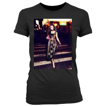 Hilary Rhoda Women's Junior Cut Crewneck T-Shirt