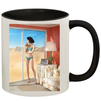 Hilary Rhoda 11oz Colored Inner & Handle Mug