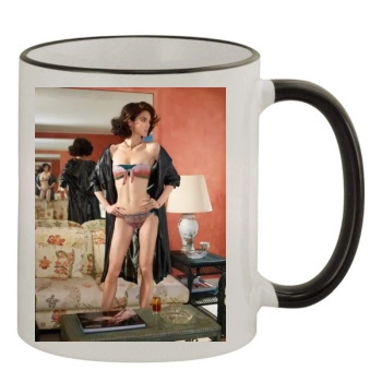 Hilary Rhoda 11oz Colored Rim & Handle Mug