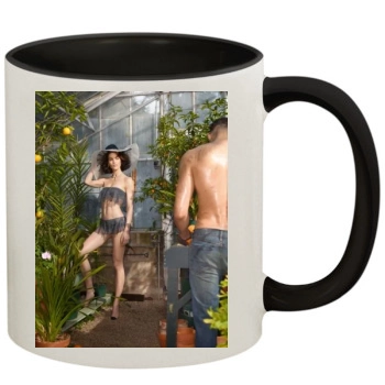 Hilary Rhoda 11oz Colored Inner & Handle Mug