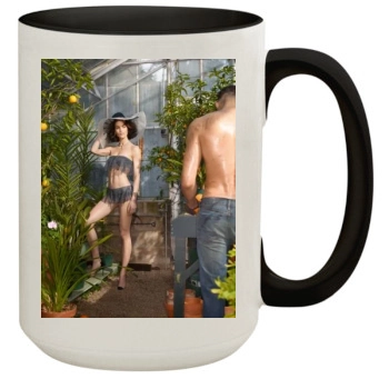 Hilary Rhoda 15oz Colored Inner & Handle Mug