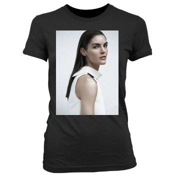 Hilary Rhoda Women's Junior Cut Crewneck T-Shirt