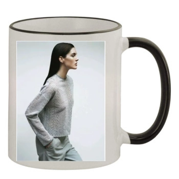 Hilary Rhoda 11oz Colored Rim & Handle Mug