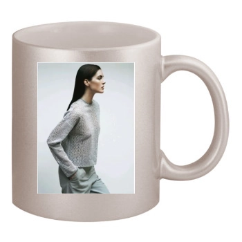 Hilary Rhoda 11oz Metallic Silver Mug