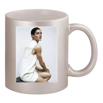 Hilary Rhoda 11oz Metallic Silver Mug