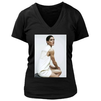 Hilary Rhoda Women's Deep V-Neck TShirt