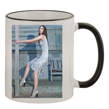 Hilary Rhoda 11oz Colored Rim & Handle Mug