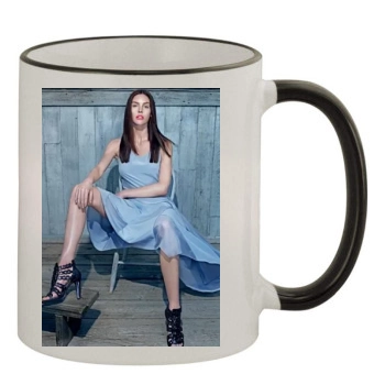 Hilary Rhoda 11oz Colored Rim & Handle Mug