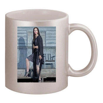 Hilary Rhoda 11oz Metallic Silver Mug