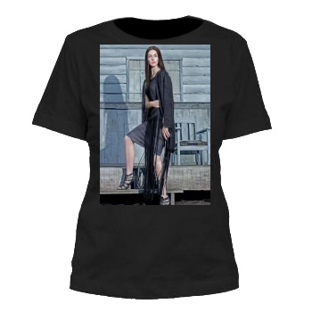 Hilary Rhoda Women's Cut T-Shirt