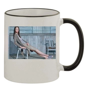 Hilary Rhoda 11oz Colored Rim & Handle Mug