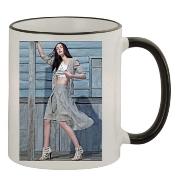 Hilary Rhoda 11oz Colored Rim & Handle Mug