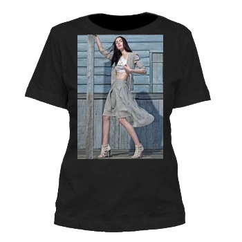 Hilary Rhoda Women's Cut T-Shirt