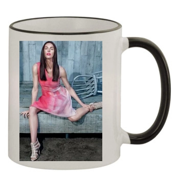 Hilary Rhoda 11oz Colored Rim & Handle Mug