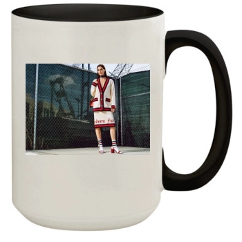 Hilary Rhoda 15oz Colored Inner & Handle Mug