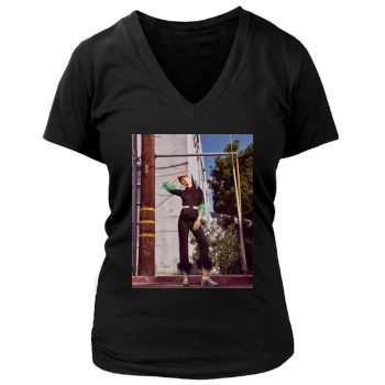 Hilary Rhoda Women's Deep V-Neck TShirt