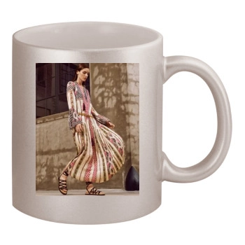 Hilary Rhoda 11oz Metallic Silver Mug