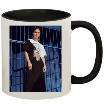 Hilary Rhoda 11oz Colored Inner & Handle Mug