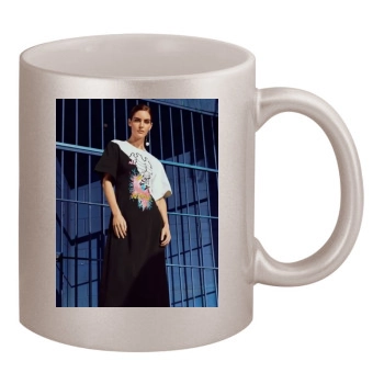 Hilary Rhoda 11oz Metallic Silver Mug