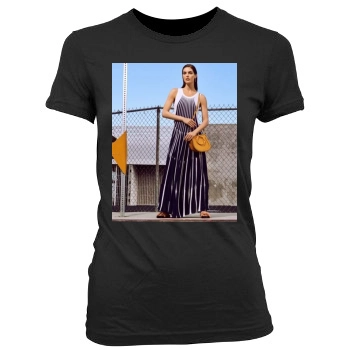 Hilary Rhoda Women's Junior Cut Crewneck T-Shirt