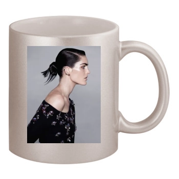 Hilary Rhoda 11oz Metallic Silver Mug