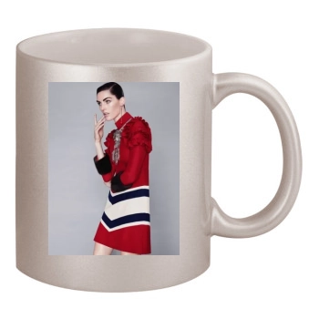 Hilary Rhoda 11oz Metallic Silver Mug