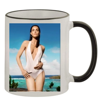 Hilary Rhoda 11oz Colored Rim & Handle Mug