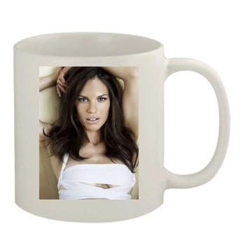 Hilary Swank 11oz White Mug