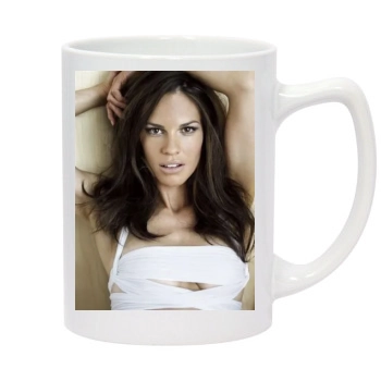 Hilary Swank 14oz White Statesman Mug