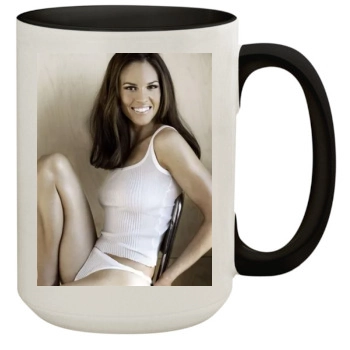 Hilary Swank 15oz Colored Inner & Handle Mug