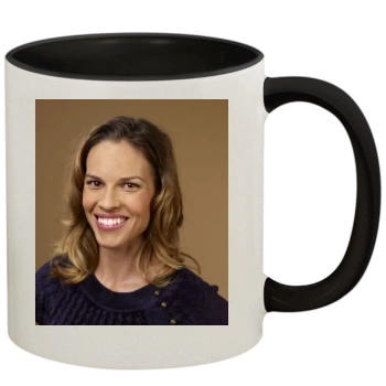 Hilary Swank 11oz Colored Inner & Handle Mug