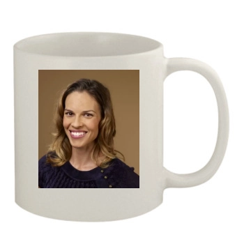 Hilary Swank 11oz White Mug