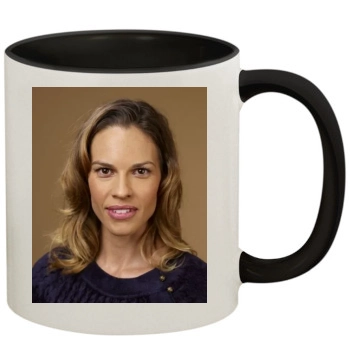 Hilary Swank 11oz Colored Inner & Handle Mug