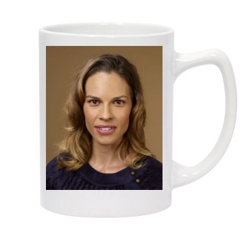 Hilary Swank 14oz White Statesman Mug