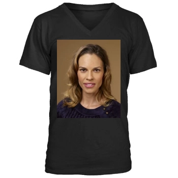 Hilary Swank Men's V-Neck T-Shirt