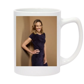 Hilary Swank 14oz White Statesman Mug