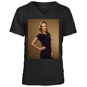 Hilary Swank Men's V-Neck T-Shirt