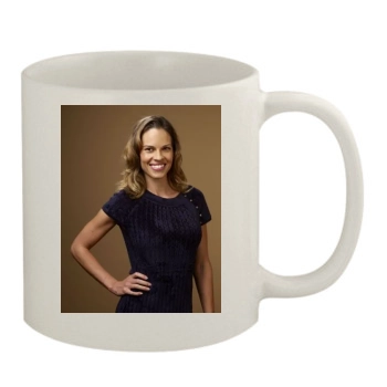 Hilary Swank 11oz White Mug