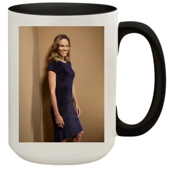 Hilary Swank 15oz Colored Inner & Handle Mug