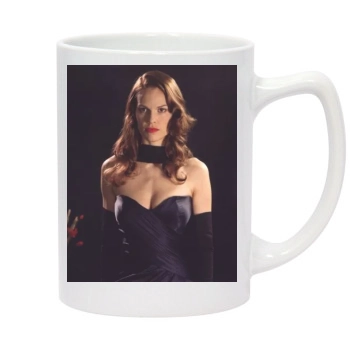 Hilary Swank 14oz White Statesman Mug