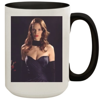 Hilary Swank 15oz Colored Inner & Handle Mug