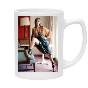 Hilary Swank 14oz White Statesman Mug