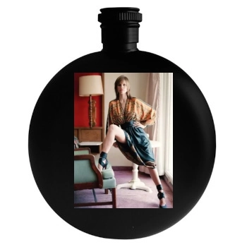 Hilary Swank Round Flask