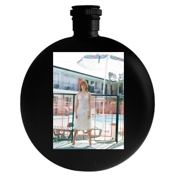 Hilary Swank Round Flask