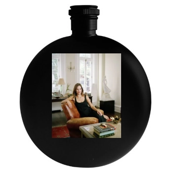 Hilary Swank Round Flask