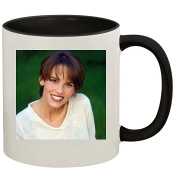 Hilary Swank 11oz Colored Inner & Handle Mug