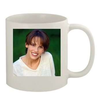 Hilary Swank 11oz White Mug