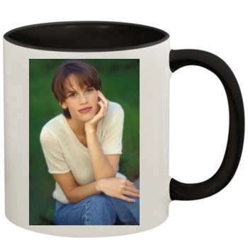 Hilary Swank 11oz Colored Inner & Handle Mug