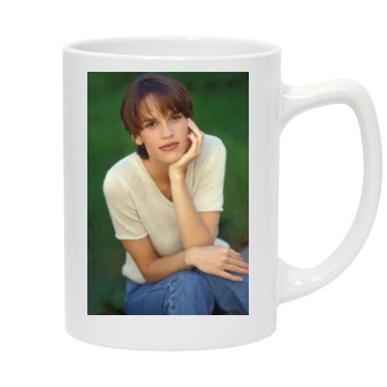 Hilary Swank 14oz White Statesman Mug